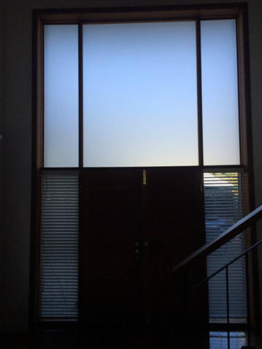 3M Haze in home front door